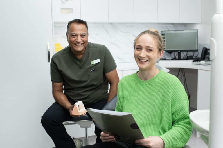 Bulleen dentist explaining treatment options at Smile Style Dental Bulleen